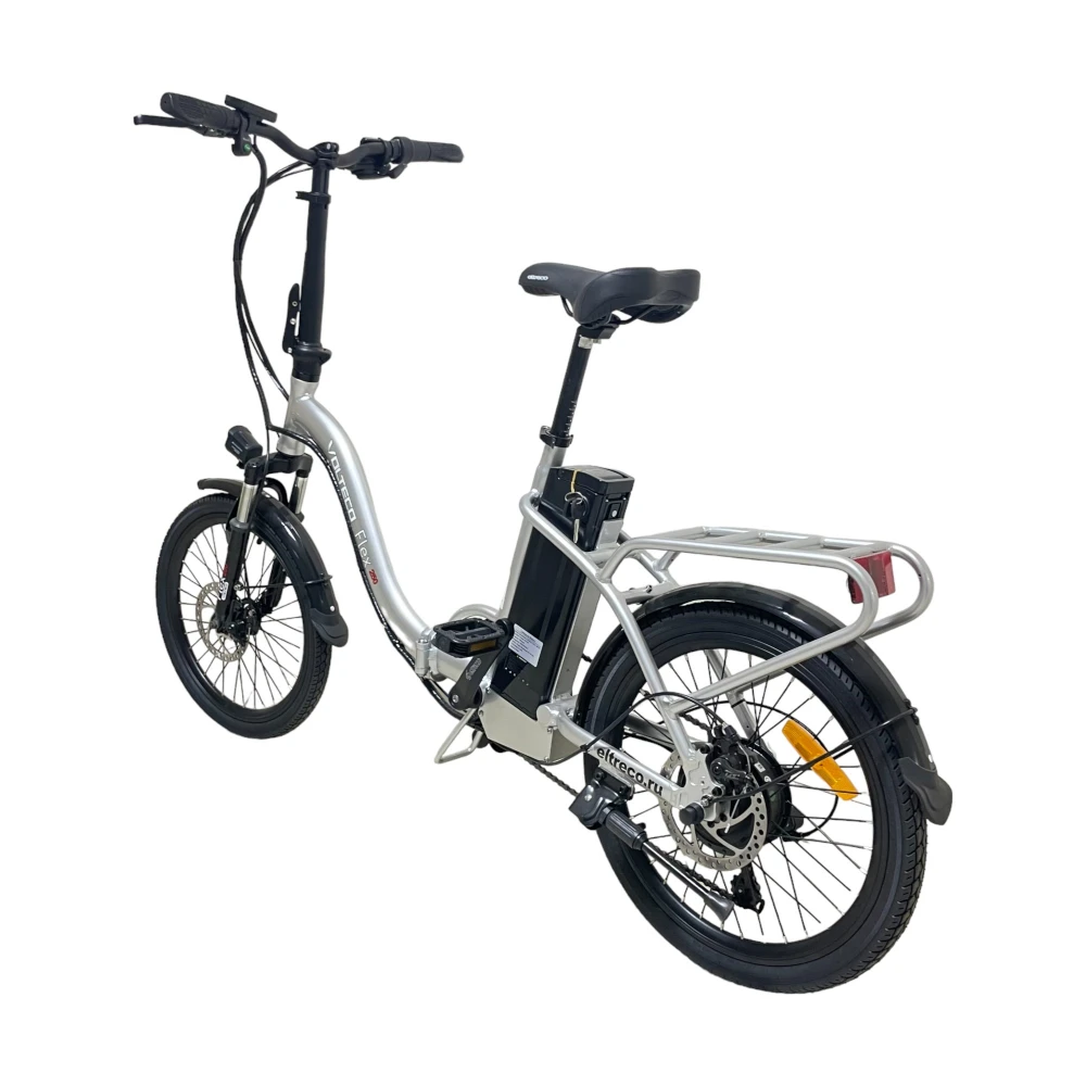 Электровелосипед Volteco FLEX серебристый 2