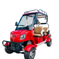 Гольф кар GreenCamel A40 NEW (4 seats 2500W 225/40-10' литые) красный